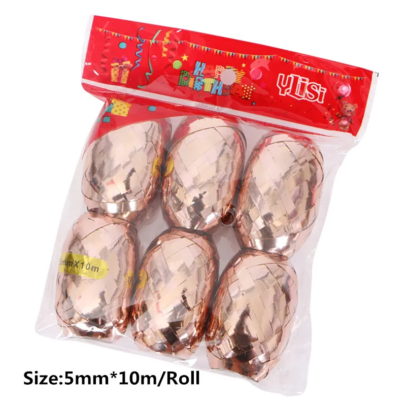 1Bag Rose Gold Розовое золото, латексные воздушные шары для невесты, маленькие ленточки для вечеринки в честь Дня Рождения, девичника, вечерние украшения, свадебные украшения. Q - Цвет: 1Bag Rose Gold
