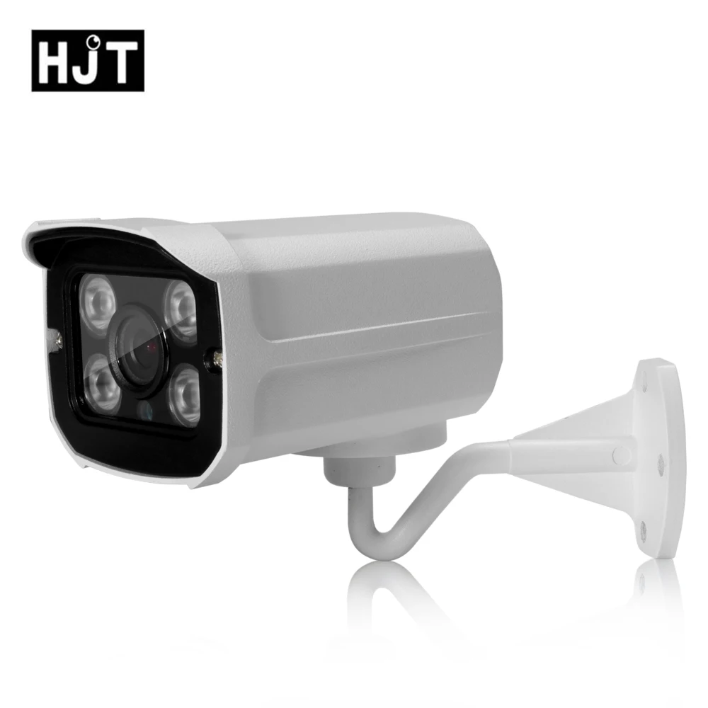 HJT IP камера H.265 5.0MP белая CCTV обнаружения движения Открытый водонепроницаемый 4IR