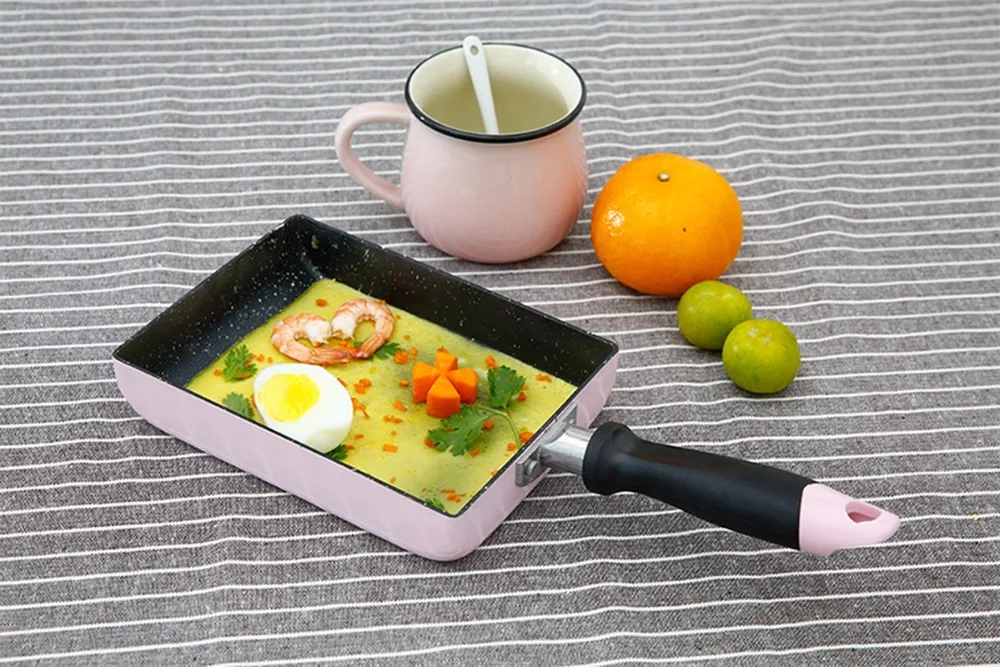 13x18 см японская сковорода Tamagoyaki сковородка для омлета с антипригарным покрытием