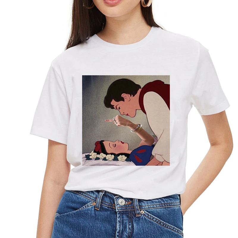 Women's A Cinderella Story Tshirt Fashion Printing Short Sleeve O Neck Model Cute Top Funny Casual Vintage Tees 90s Plus Size | Женская