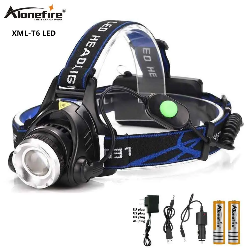 Налобный фонарь AloneFire HP88 светодиодный 18650 лм 3 режима|t6 headlight|spotlight mr16t6 lamp |