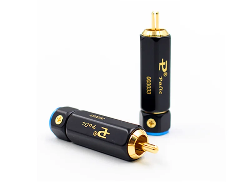 4 шт. ATAUDIO позолоченный HIFI RCA штекер Hi-end самоблокирующийся A/V разъем для Diy аудио кабель
