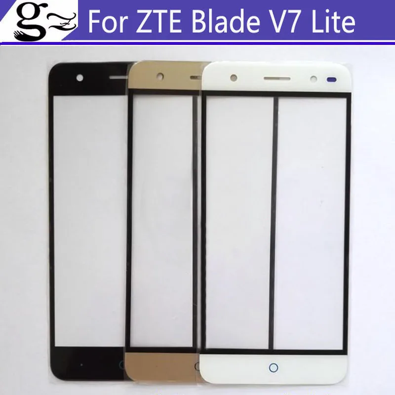Белый/черный/золотой для ZTE Blade V7 Lite переднее внешнее стекло ремонта объектива