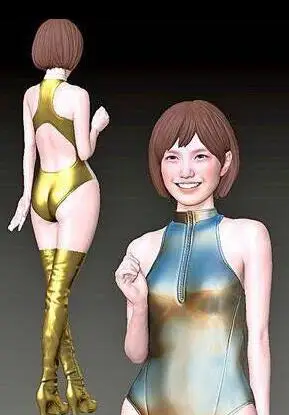 1/24 смолы наборы Gril фигурки 1 шт(без пушки