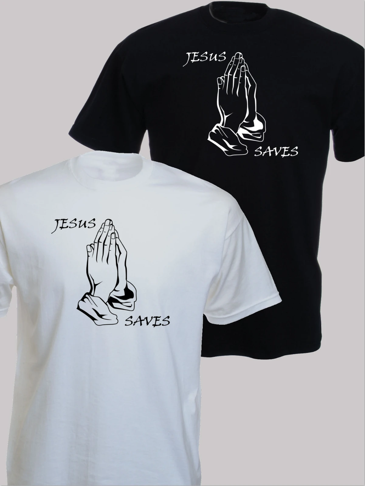 

Jesus Saves T-shirt Christ, Lord, Religion Men's Short Sleeve O-neck Tshirt