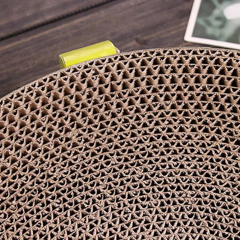 Игрушки для кошек Круглый турбо скребок доски гофрированная бумага игрушка