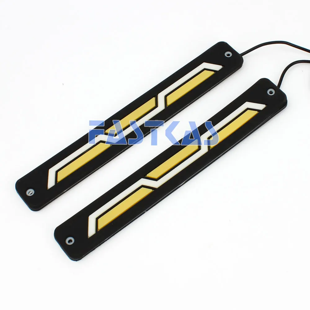 СВЕТОДИОДНЫЙ DRL Дневной светильник 100% Водонепроницаемый белого и желтого цвета