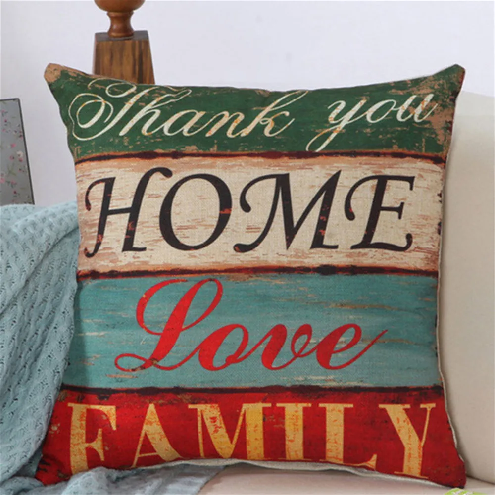 Винтаж Стиль Романтический сиденье Декор диванные подушки ретро чехол для с