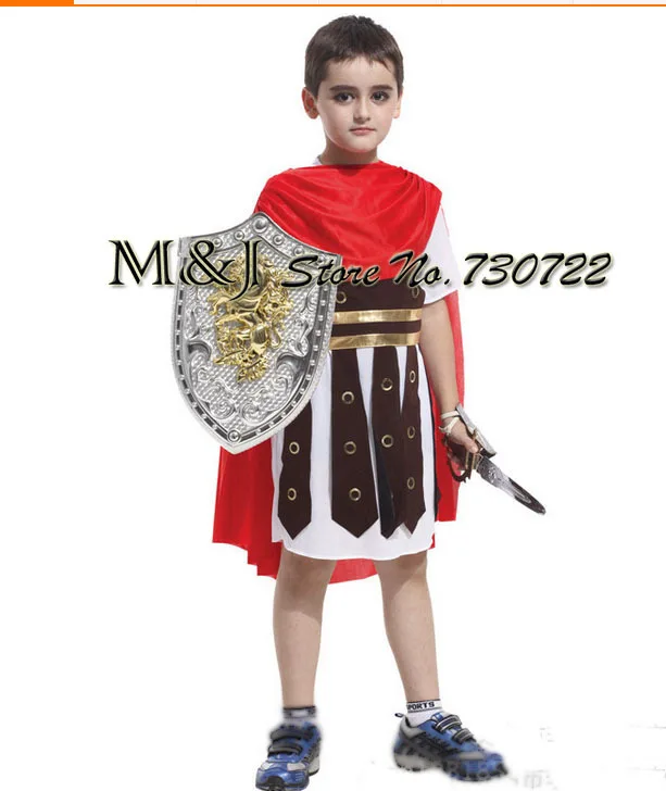 Бесплатная доставка! Одежда принца римских воинов костюм для костюмированной