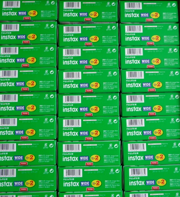 Оригинальная белая пленка для мгновенной печати Fujifilm Instax 60 листов фотокамеры Fuji