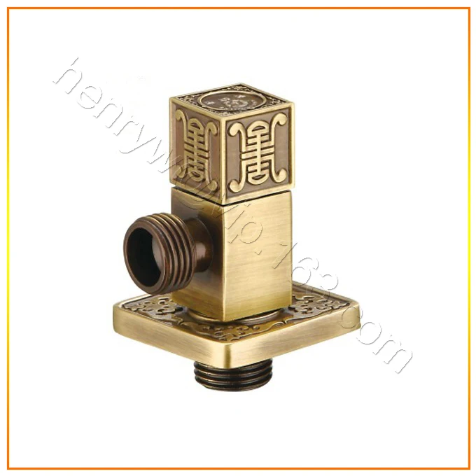 L15590 роскошный настенный бронзовый цвет M1/2 &quot M1/2&quot латунный угловой клапан|brass