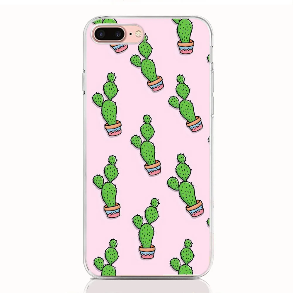 Милый чехол С КАКТУСОМ для iphone X XR XS MAX 4 4s 5 5S SE 6 6 S 7 8 9 Plus для iPod Touch 6 Футляр для телефона - Цвет: A11