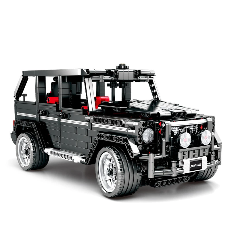 

Новинка креативный эксперт MOC G500 внедорожник AWD универсал автомобиль строительные блоки кирпичи классическая модель для детей мальчиков Иг...
