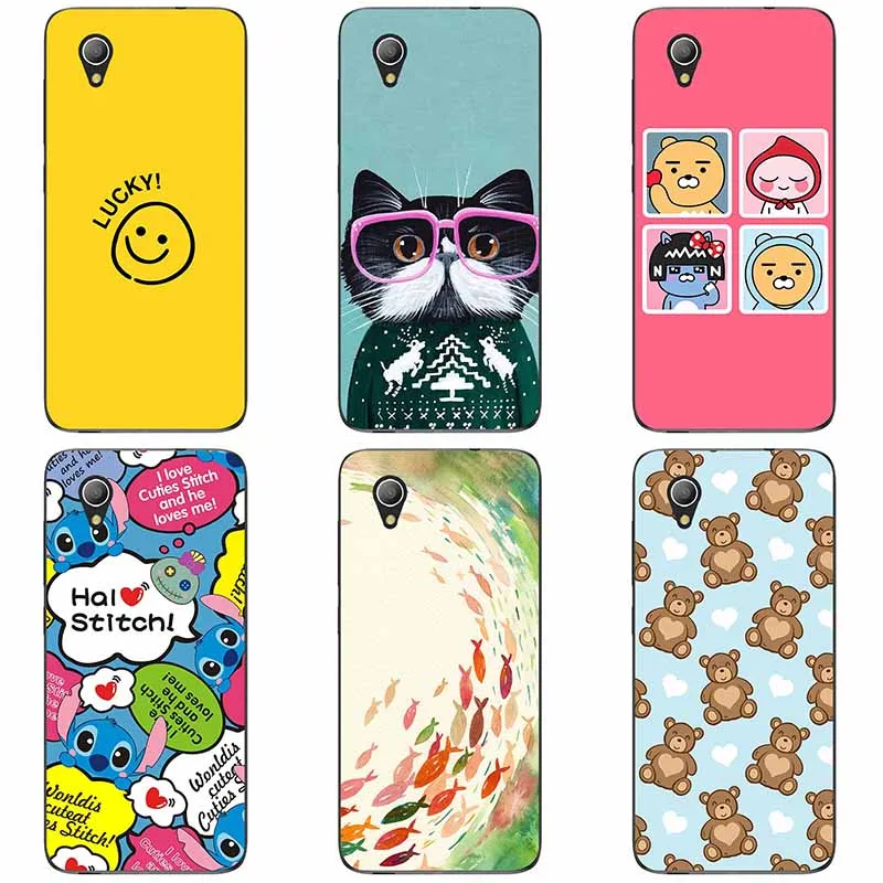 For Alcatel 1 5033D Case Soft Silicone Back Cover Painting Abstract TPU Coque Cases Patterned Shell |