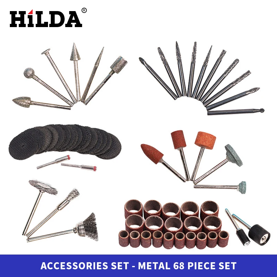 Аксессуары для вращающихся инструментов HILDA Dremel набор аксессуаров подходит