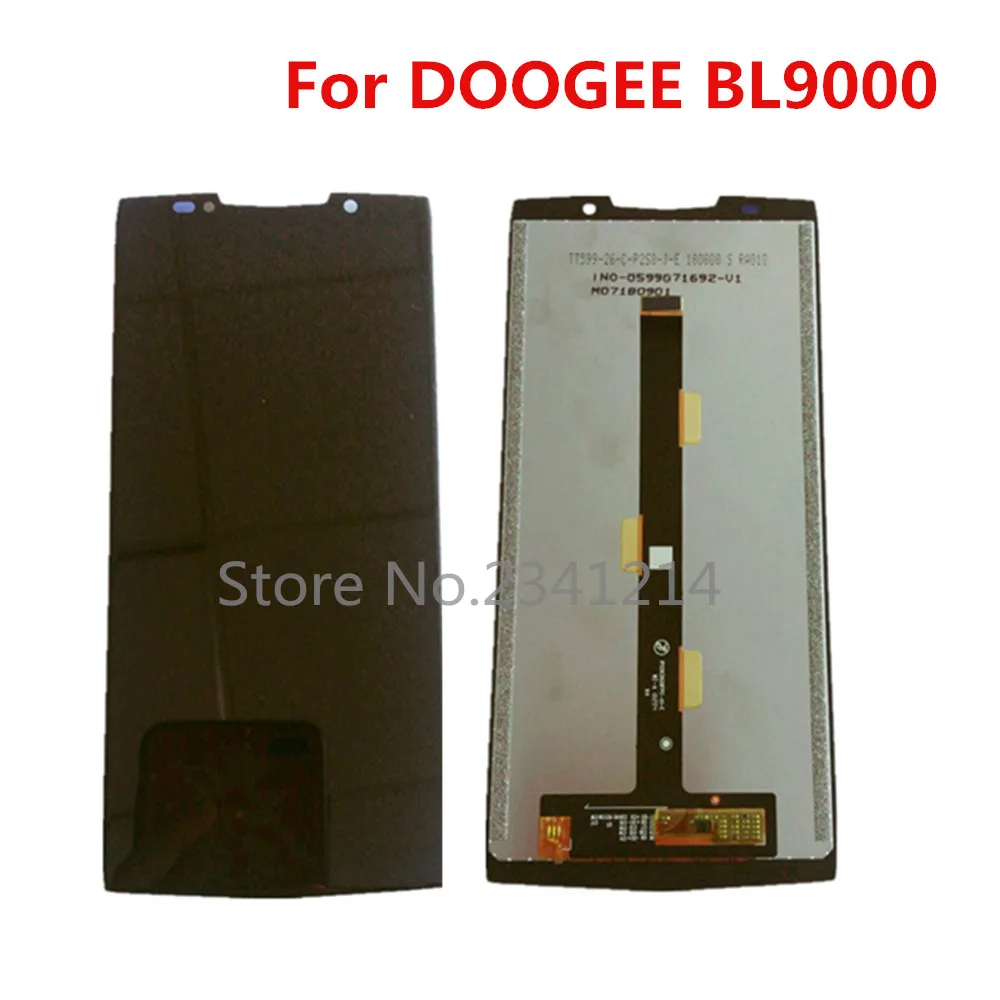 Black NO Frame DOOGEE BL9000 ЖК-дисплей с рамкой+ кодирующий преобразователь сенсорного экрана в сборе 5,99 дюйма замена стекла+ Инструменты для ремонта - Цвет: Black NO Frame