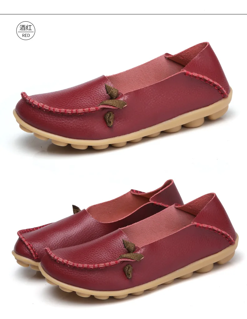 Обувь из натуральной кожи; женская обувь на плоской подошве; мокасины; zapatos mujer; лоферы из мягкой кожи; женская повседневная обувь на плоской подошве; большие размеры 35-44