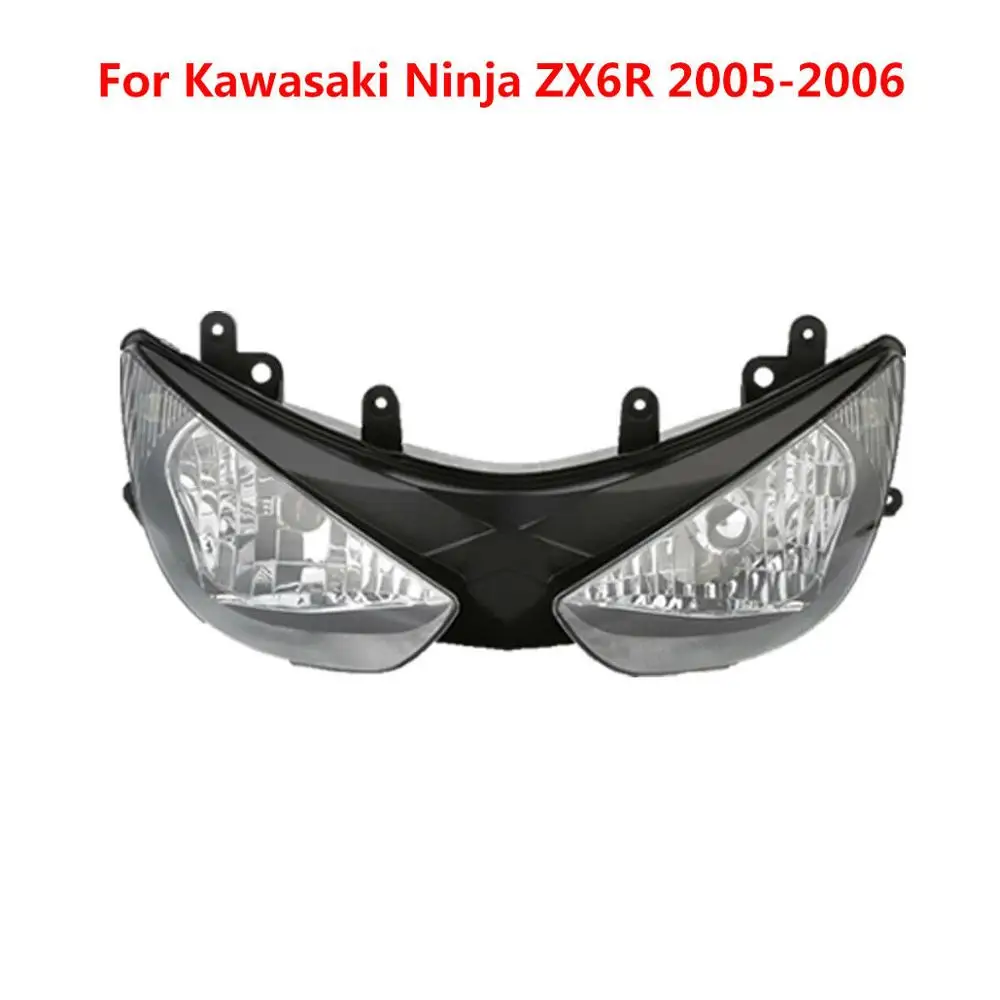 Передняя фара в сборе мотоцикла для Kawasaki Ninja ZX6R 2005 2006 2007 2008 2009 2012 2013 2016| |