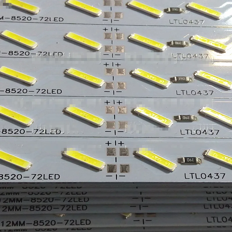 Жесткая светодиодная полоса освещения 12 В постоянного тока 36 SMD 8520 чип