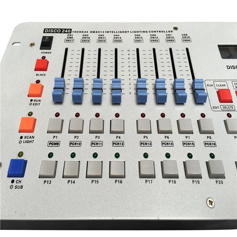 DMX 240 контроллер по DHL 384 канальный универсальный DMX 512 сценический светильник DMX консоль 90 V-240 V для Светодиодный прожектор