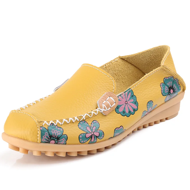 Лоферы BeckyWalk женские из натуральной кожи балетки на плоской подошве повседневные