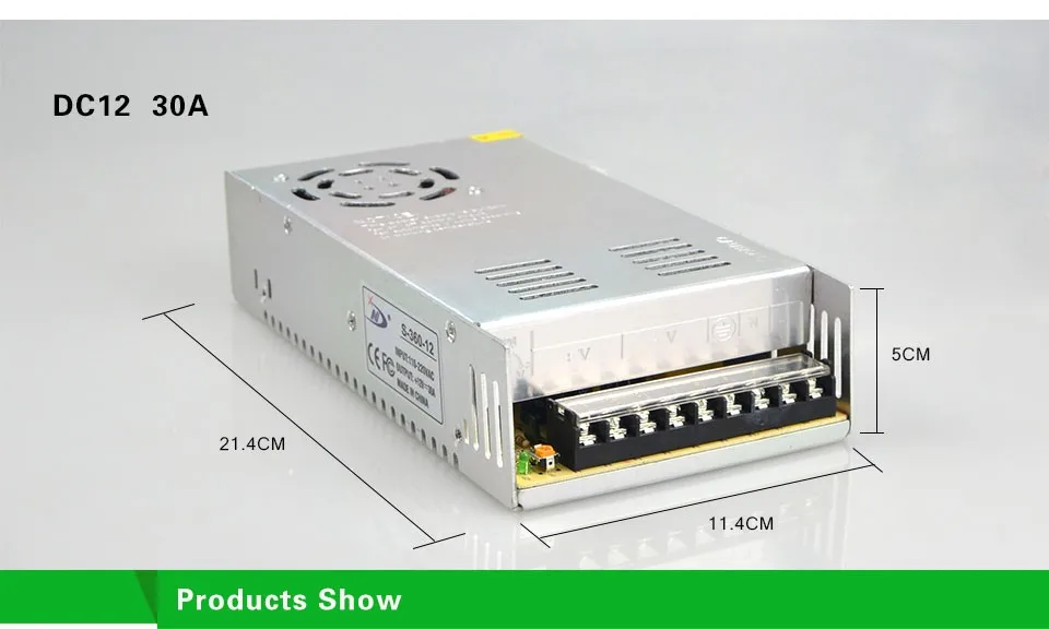 1.25A 2A 3.2A 5A 8.5A 10A 12.5A 15A 20A 30A переключатель Питание адаптер AC100V-240V для DC12V для Светодиодные ленты освещения трансформатор