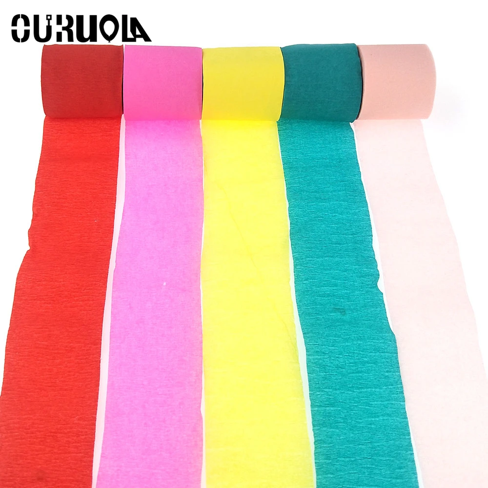 4.5cm*10m Confetti Paper Streamers DIY Garland Wedding Birthday Decoration Weeding For Weddings | Дом и сад