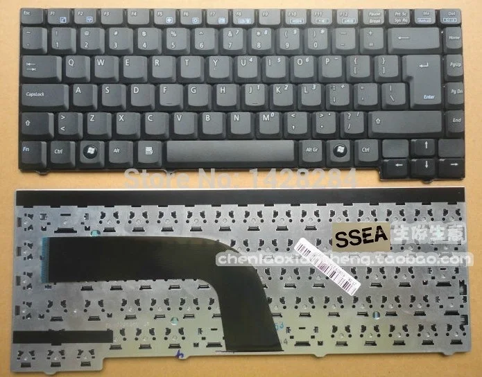 

SSEA New original US Black Keyboard For Asus X51 X51L X51R X51RL X50 Z94G Z94