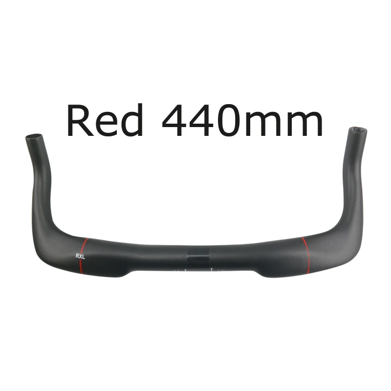 Red 440mm RXL SL велосипед рупор 31,8 мм аэрокарбонат руль для триатлона 380/400/420/440/460 мм UD матовый красный/черный Велоспорт Отдых TT штанга - Цвет: Red 440mm