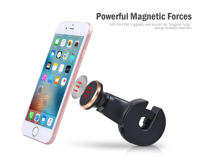 Автомобильный подголовник сиденья крепления Магнитная мобильный телефон