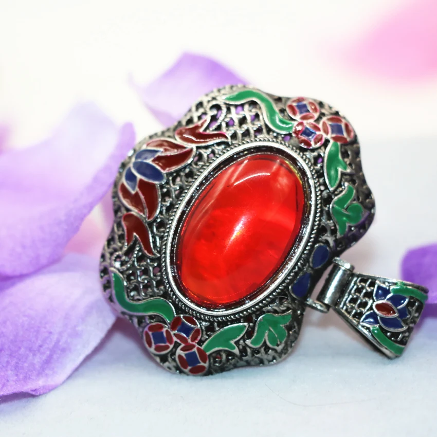 4 вида цветов серебристый цвет камня нефрит Овальный инкрустация яйцевидной