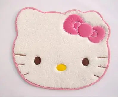 1 х милый Kawaii 50*60 см Hello Kitty коврик для двери мягкие лохматые ковры гостиной спальни
