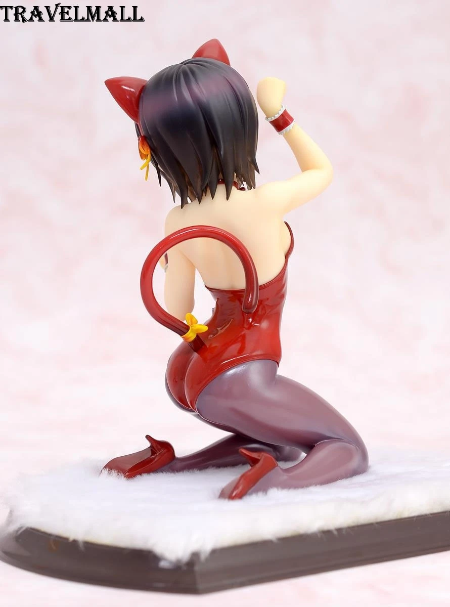 Travelmall Новый в коробке аниме Mikaduki Yozora рыжий кот 16 см ПВХ фигурку игрушки куклы для