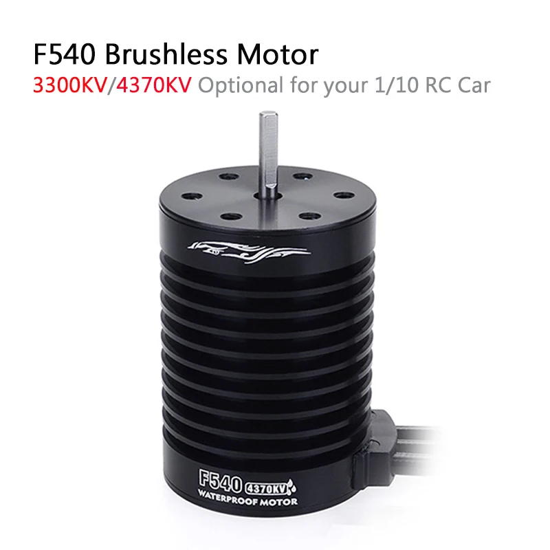 Водонепроницаемый бесщеточный двигатель F540 3300KV 4370KV для Traxxas Axial Redcat HSP 1/10 RC Truck
