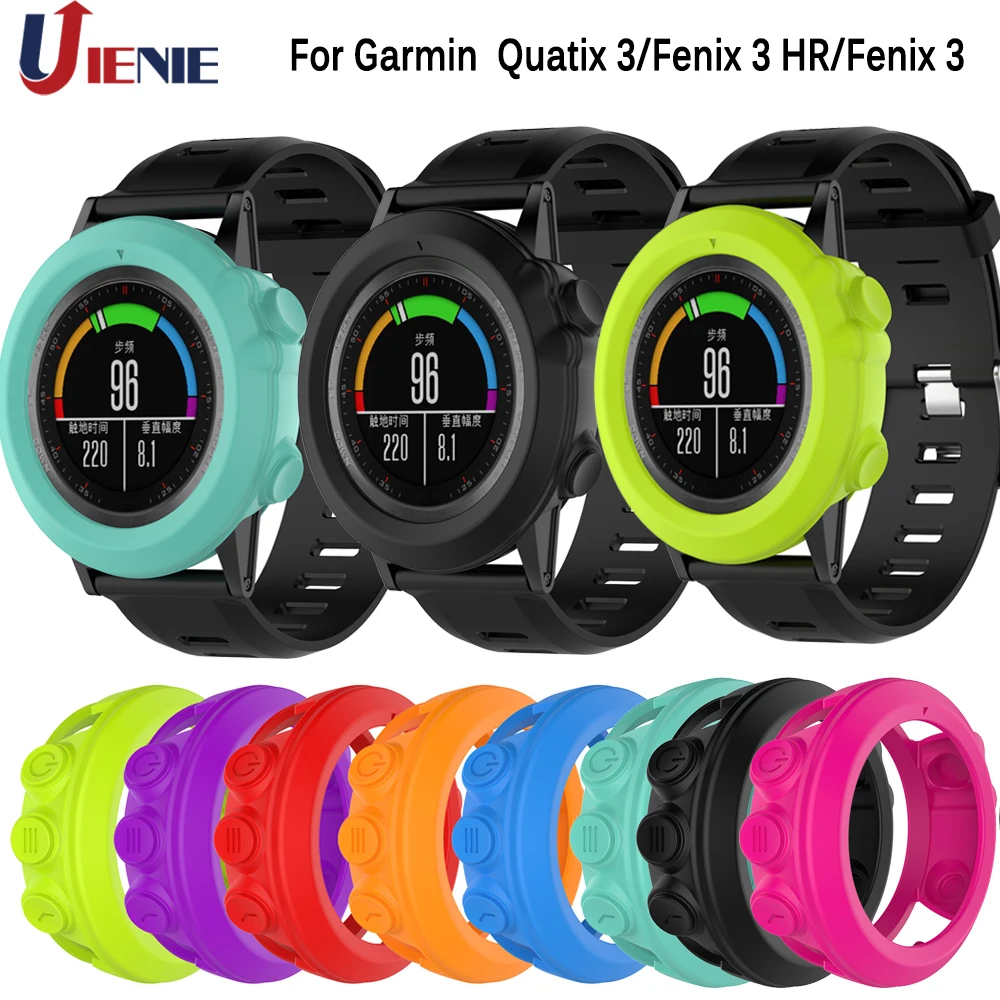 Силиконовый защитный чехол для смарт часов Garmin Fenix 3/Fenix3 HR/Sapphire/Quatix 3/Тактический
