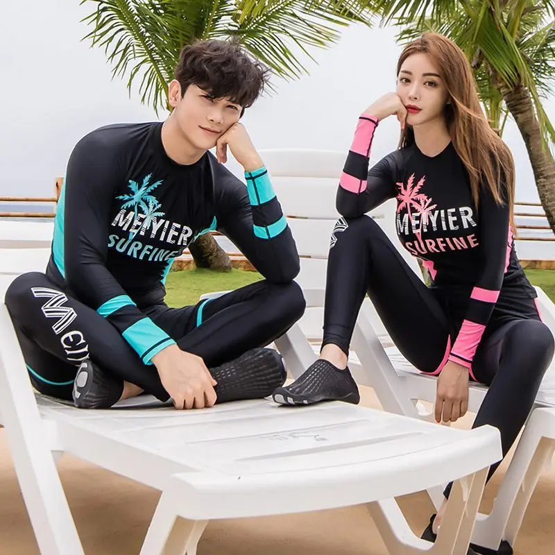 Купальник женский плавленый бикини с длинным рукавом Rushguard 2019 Badpak для серфинга