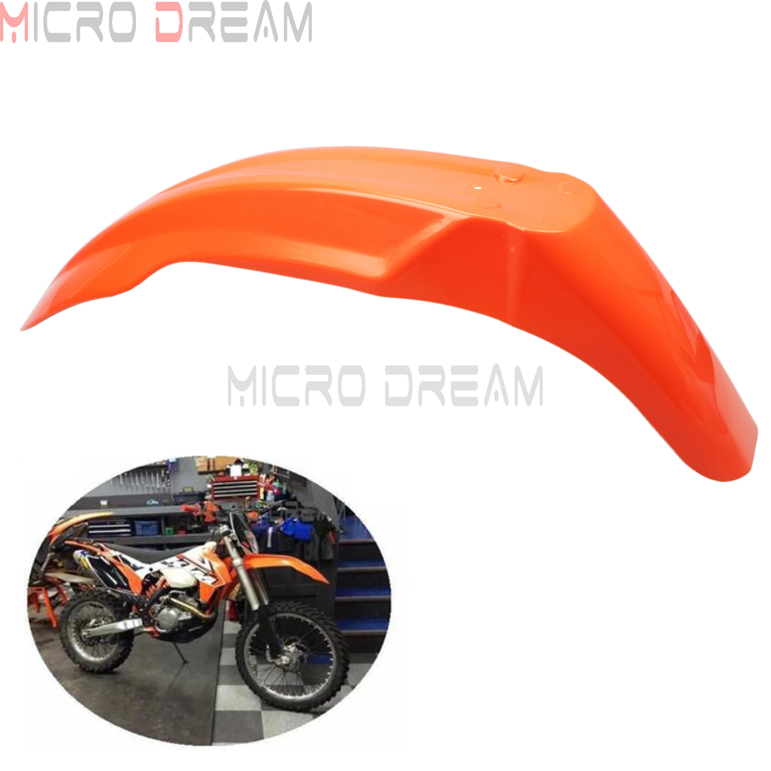 Оранжевый Мотокросс Универсальный переднее крыло брызговики для KTM SMR EXC XCF SXF XC SX XC-W EXC-F 85/125/250/300/350/450/530