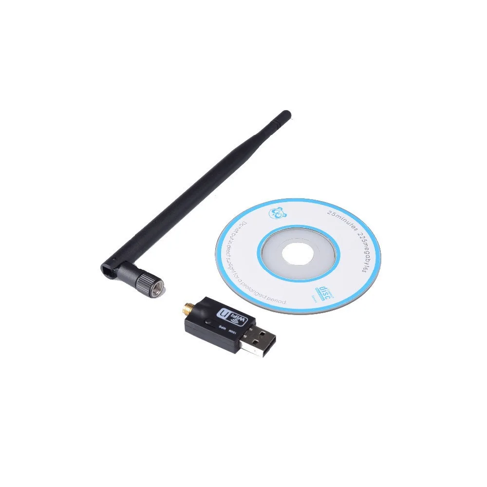 150Mbps Wireless-N Adapter black 150M5db with WPS key wireless card USB | Компьютеры и офис