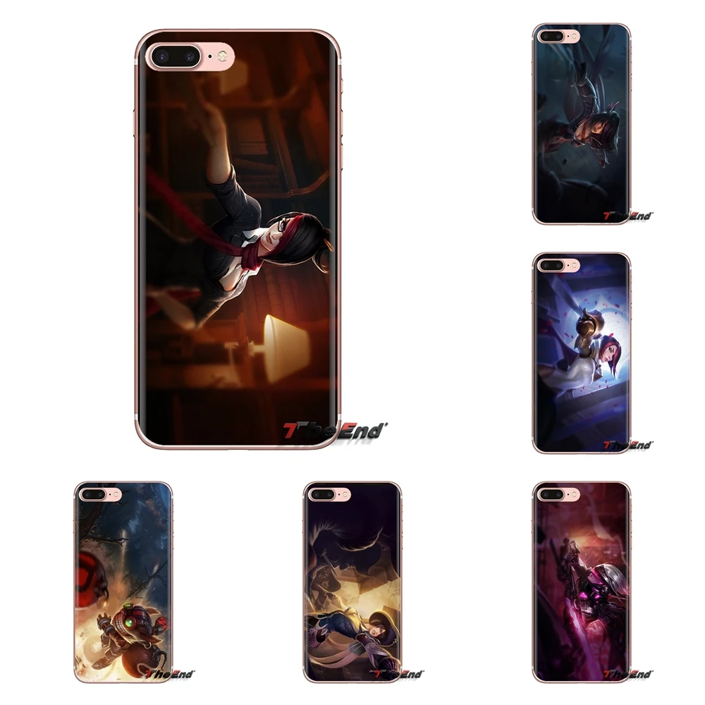 Fiora Ziggs League of Legends Game TPU Cases Covers For Xiaomi Mi4 Mi5 Mi5S Mi6 Mi A1 A2 5X 6X 8 9 Lite SE Pro Max Mix 2 3 2S |