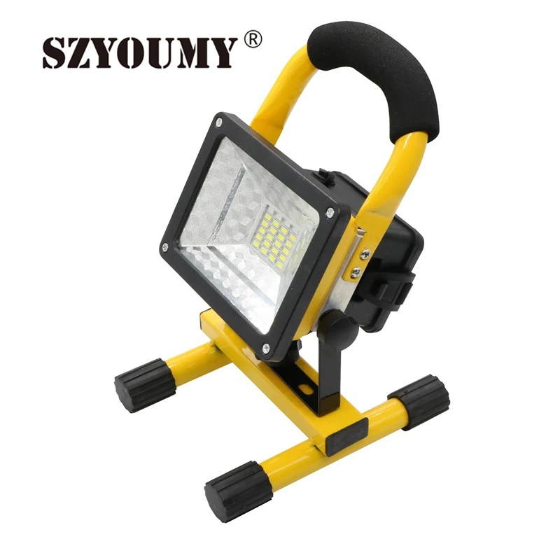 Satılık SZYOUMY Su Geçirmez SMD 5630 24LED 3 Modelleri 10 W LED Projektör Taşınabilir Spot Şarj Edilebilir Açık LED Çalışma Acil Işık