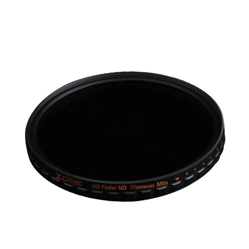 Фильтр Zomei 82 мм PRO Slim HD Fader с переменной нейтральной плотностью от ND2 до ND400 фильтр MC