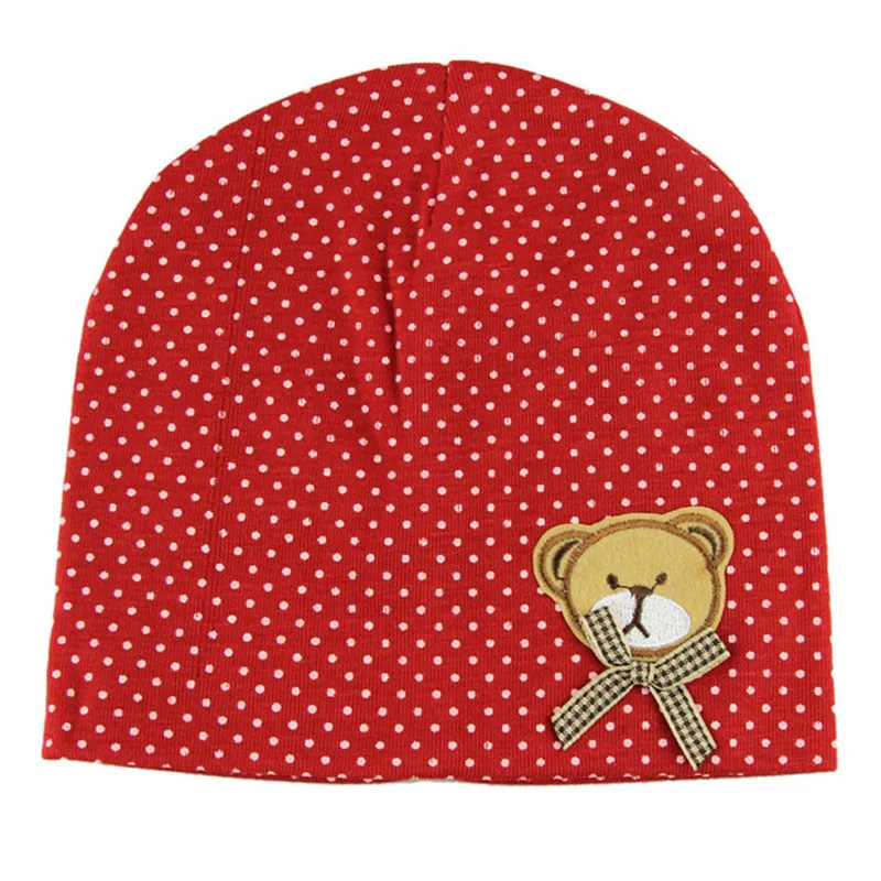 MUQDEW Kids Cap Hot Selling Spring Autumn Baby Head with Cute Little Bear Pattern Babys Cotton | Детская одежда и обувь