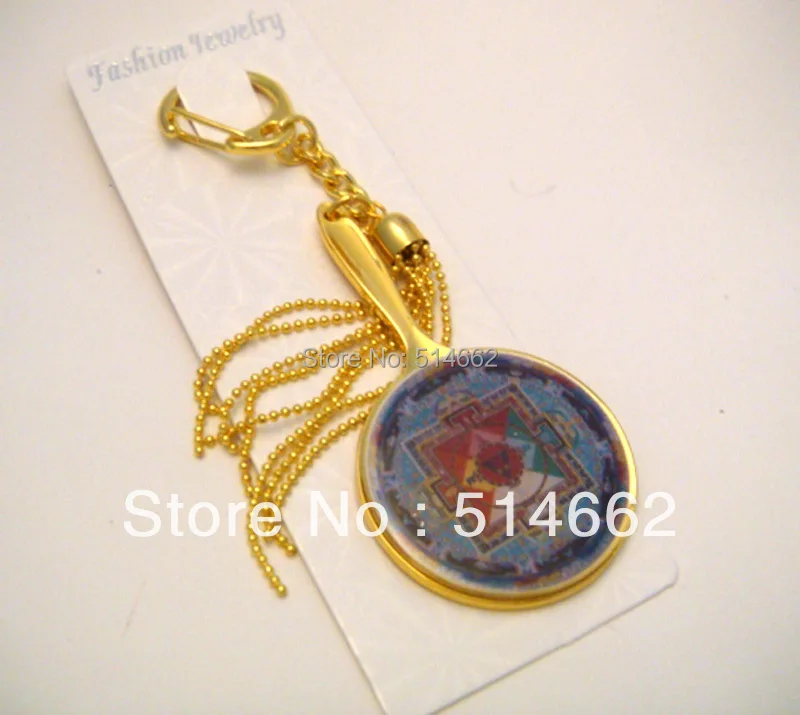 Фэн-шуй-Внутренняя подвеска для ключей старинное зеркало W1110 | Дом и сад