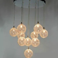 new 10 lights modern aluminium wire ball pendant lamp restaurant bedroom pendant lighting fixture free shipping