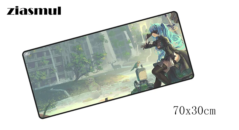 NieR Automata padmouse 700x300 мм коврик для мыши notbook компьютерный коврик для мыши с блокировкой края игровой коврик для мыши геймер для ноутбука коврики для мыши - Цвет: Size 700x300x2mm