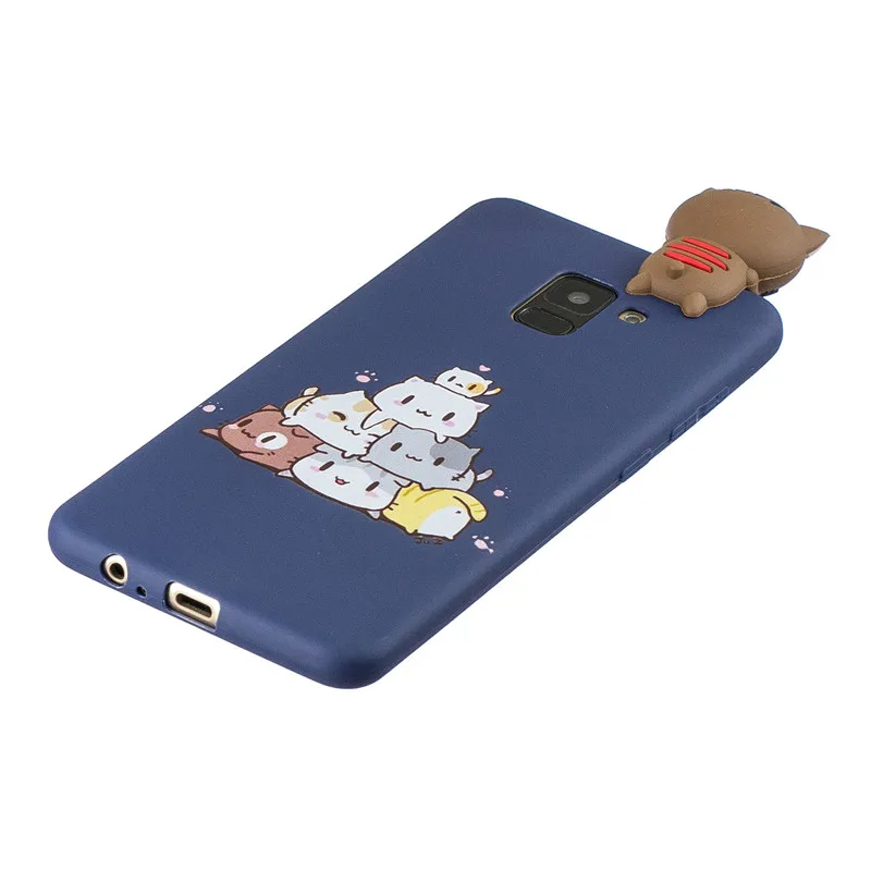 Модный Роскошный 3D милый мультяшный чехол для телефона Samsung J3 J5 J7 2016 A3 A5 A7 2018 A8 A6 plus