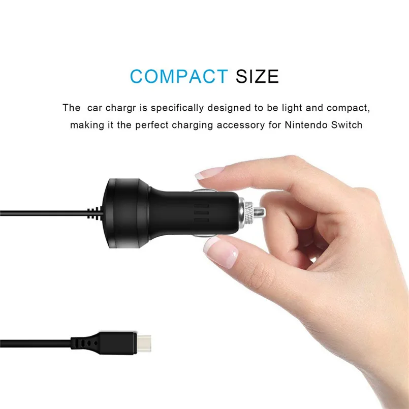 USB-C Connection Consol For Nintendo Switch Console Car Charger Adapter 8ft Fast Charging Cable PSP Game 40MAY22 | Электроника