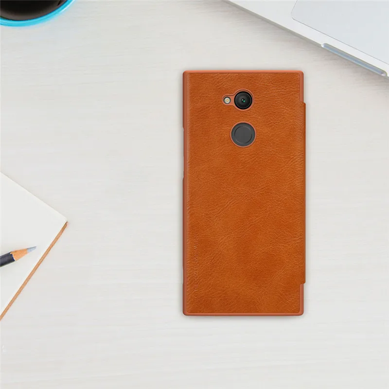 NILLKIN для sony Xperia XA2 ультра высококачественный кожаный чехол для sony Xperia XA2 Ультра чехол с держатель для карт