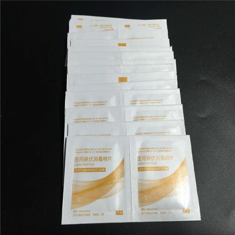 30 шт одноразовые Povidone йод Prep колодки дезинфицированные медицинские Povidone дезинфекция таблетки чистые ран уход стерилизация