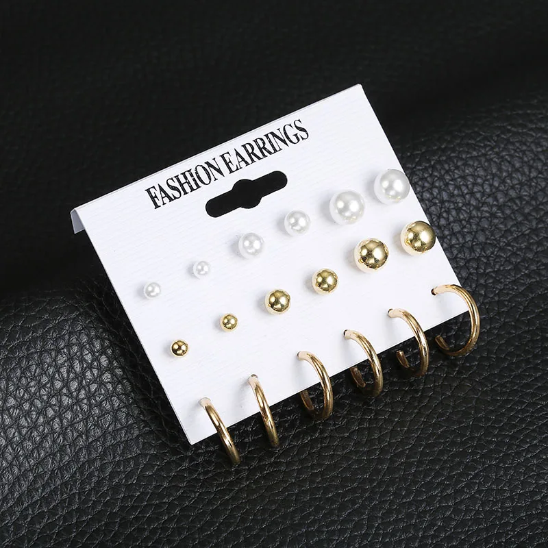 Женские квадратные серьги гвоздики с кристаллами цветком и искусственным